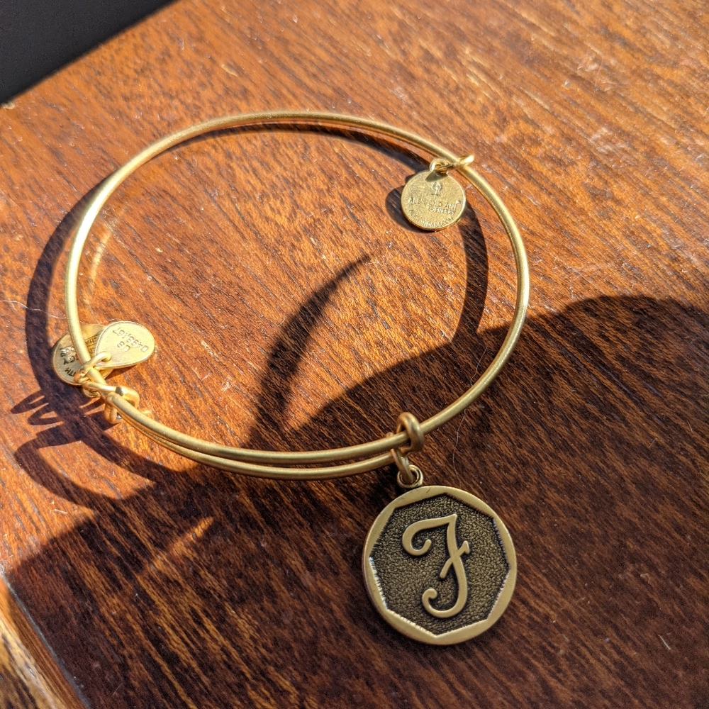 F Alex and Ani Bracelet